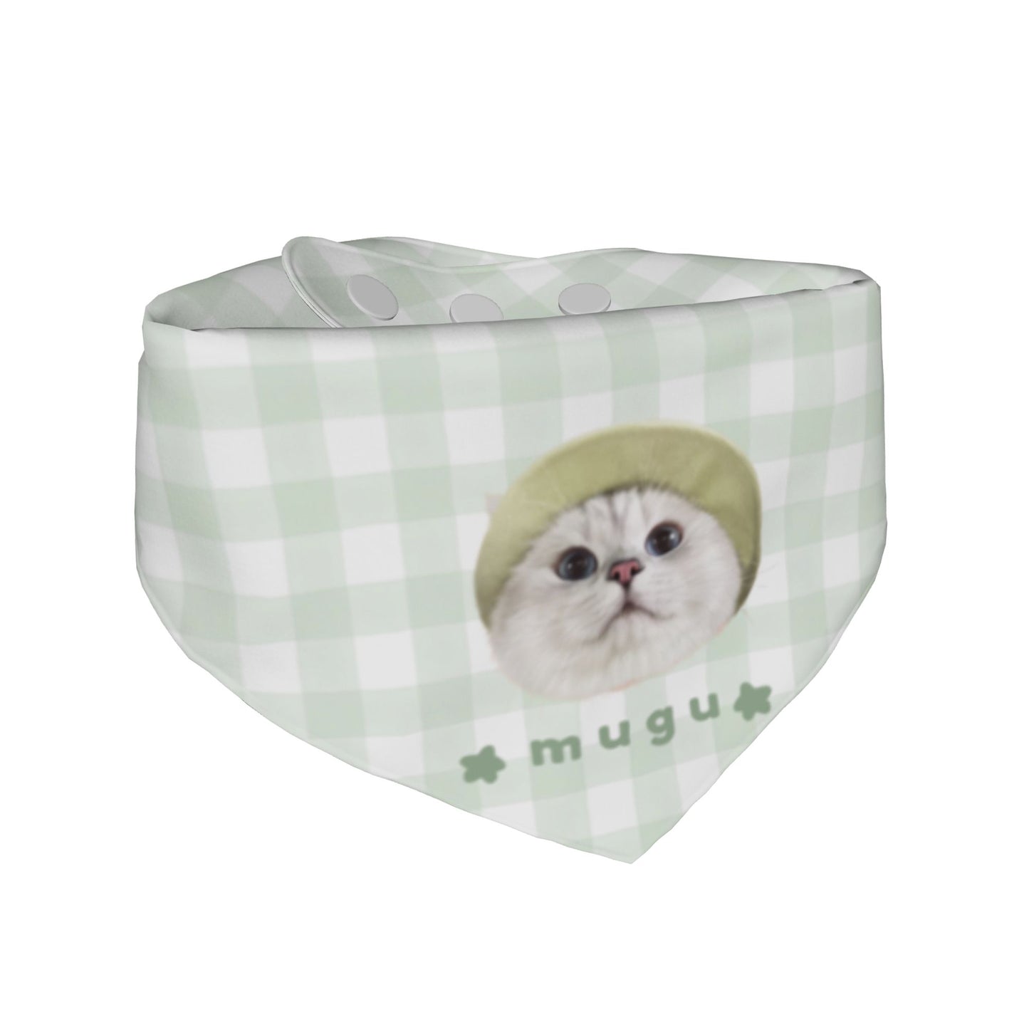 100% Cottom Customized Pet Bandana Bibs