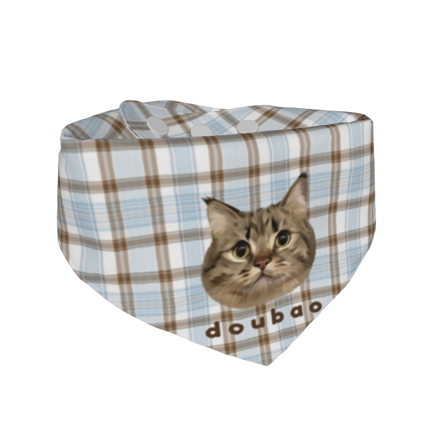 100% Cottom Customized Pet Bandana Bibs