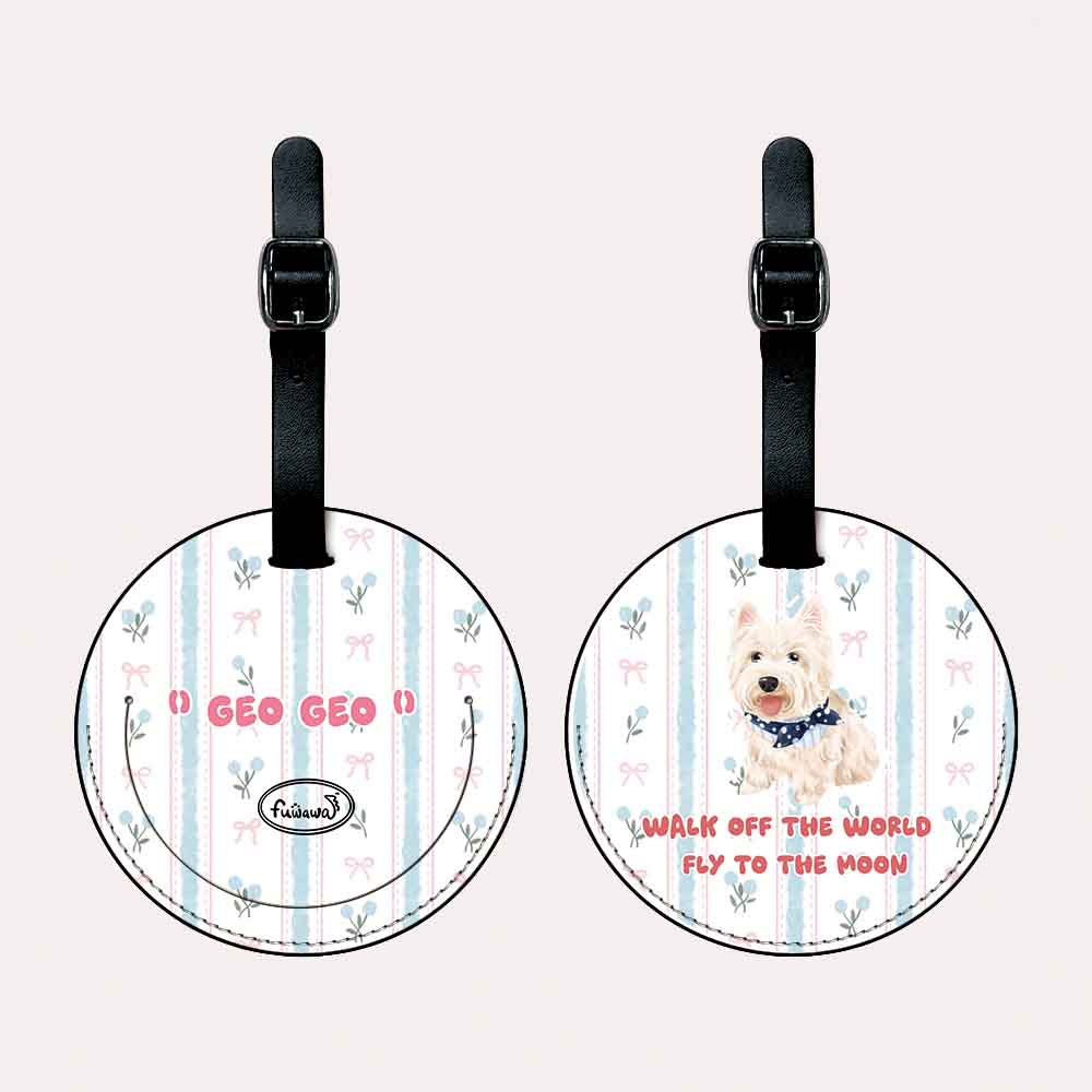 Customized PU Leather Luggage Tag