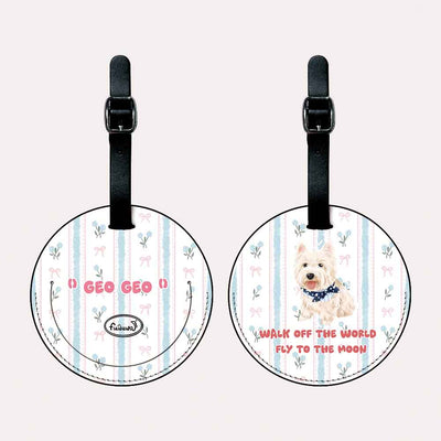 Customized PU Leather Luggage Tag