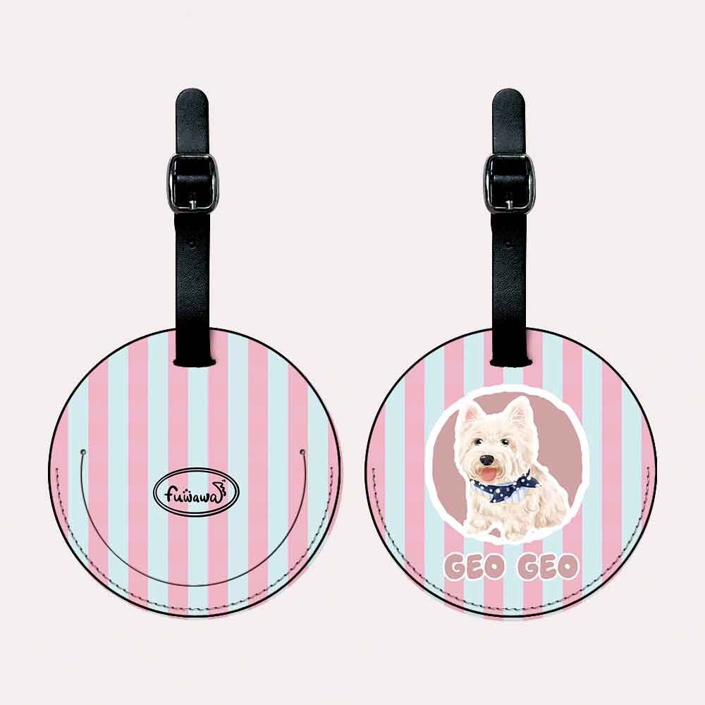 Customized PU Leather Luggage Tag