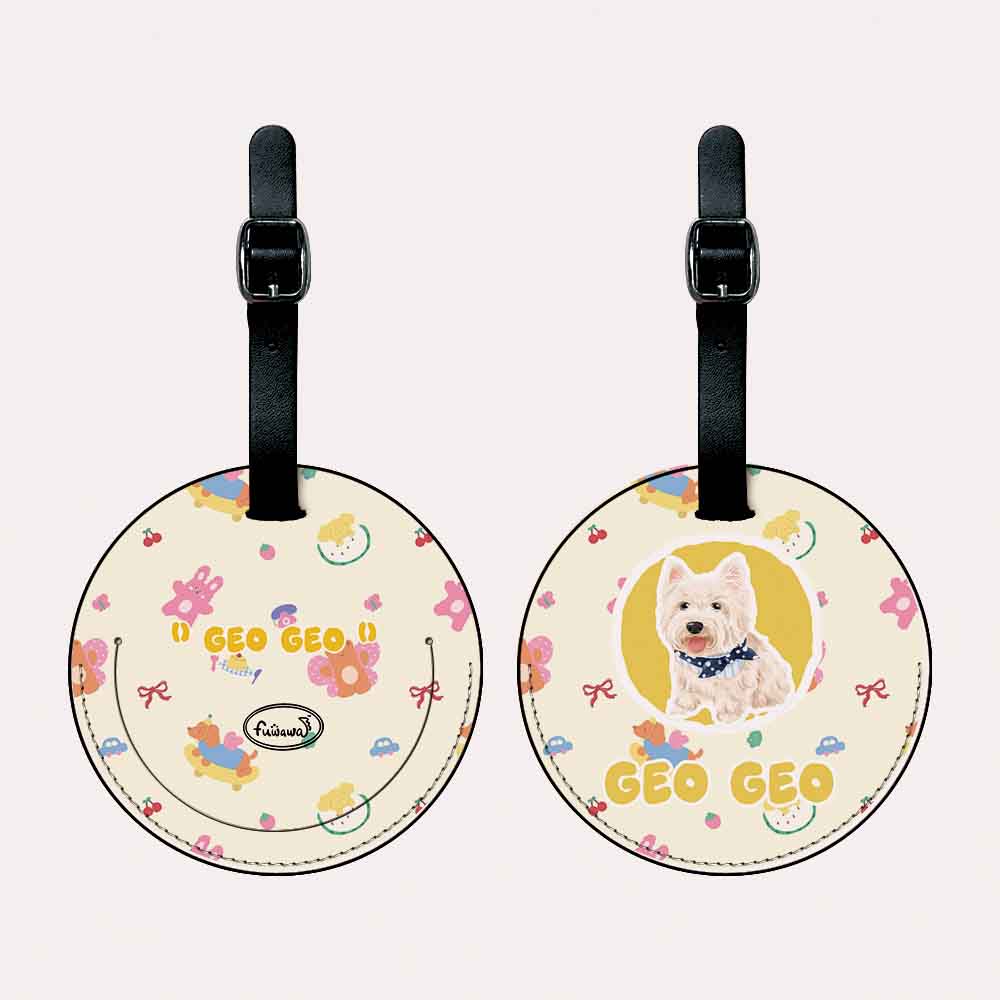 Customized PU Leather Luggage Tag