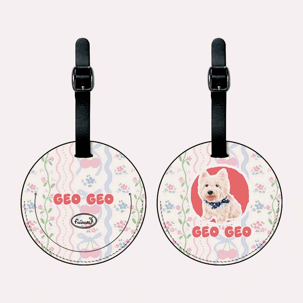 Customized PU Leather Luggage Tag