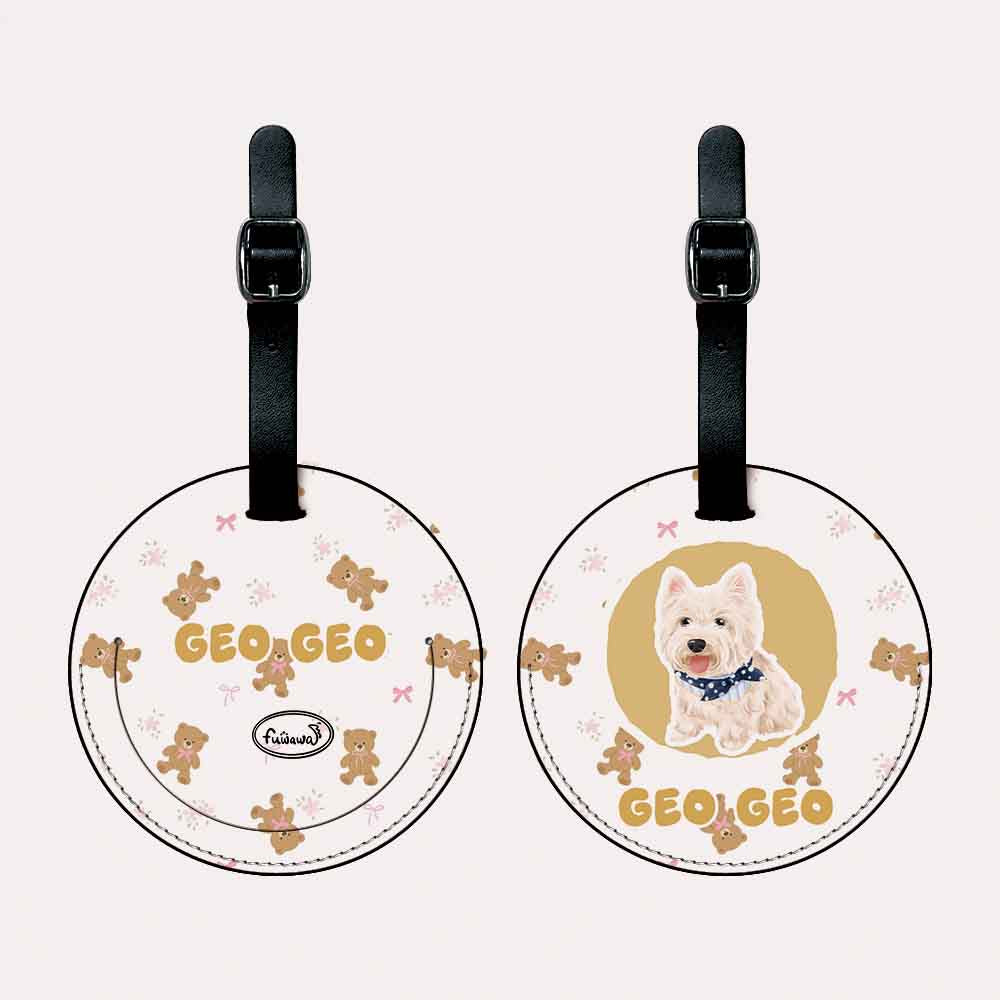 Customized PU Leather Luggage Tag