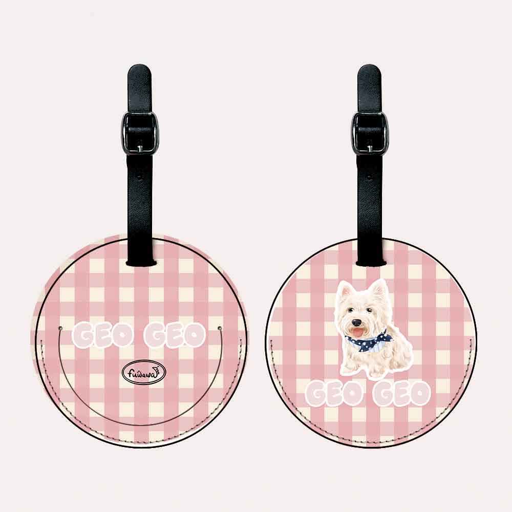 Customized PU Leather Luggage Tag