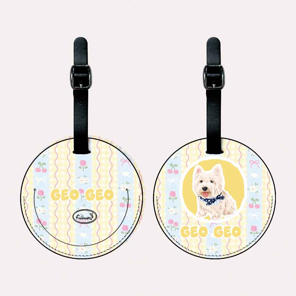 Customized PU Leather Luggage Tag