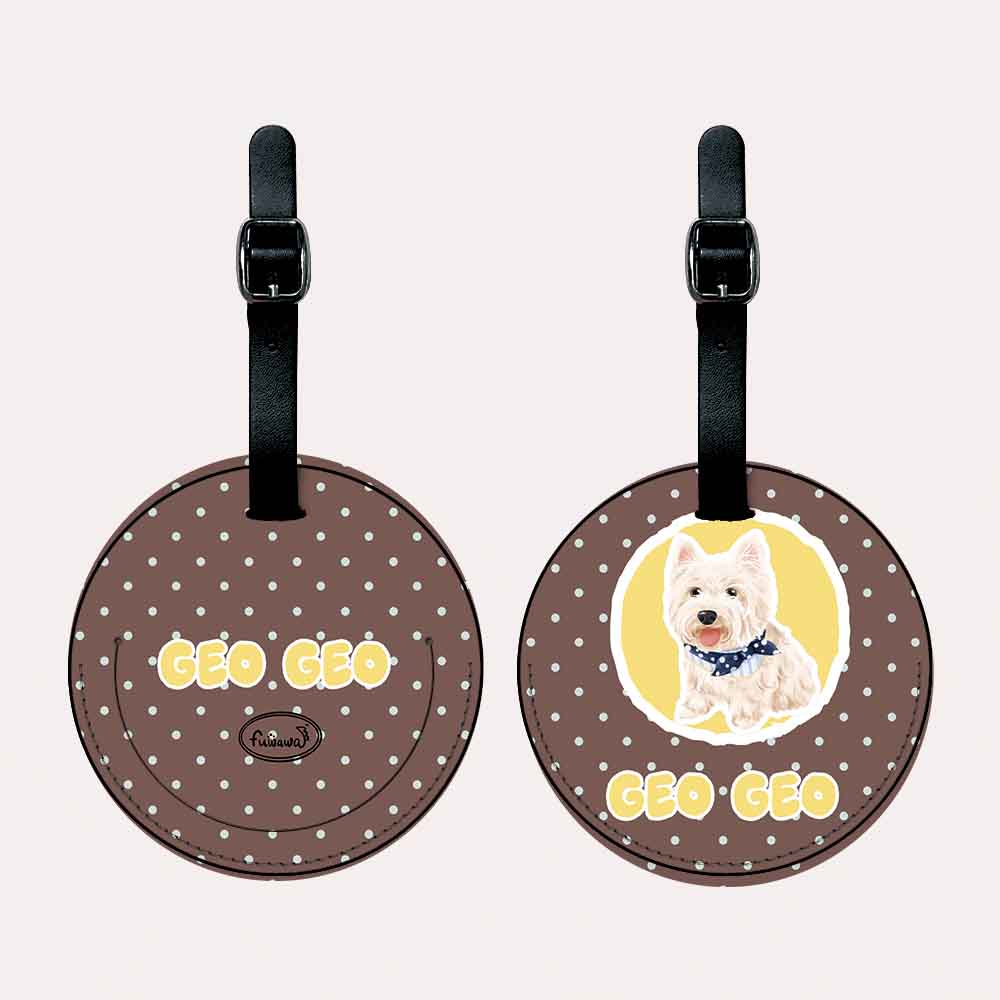 Customized PU Leather Luggage Tag