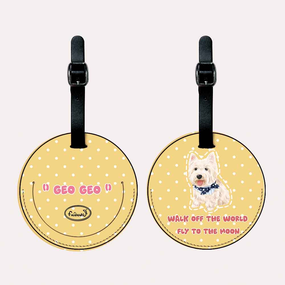 Customized PU Leather Luggage Tag