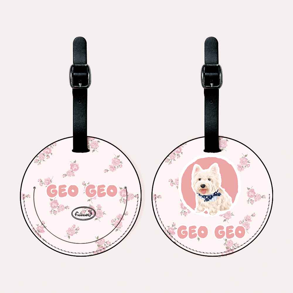 Customized PU Leather Luggage Tag