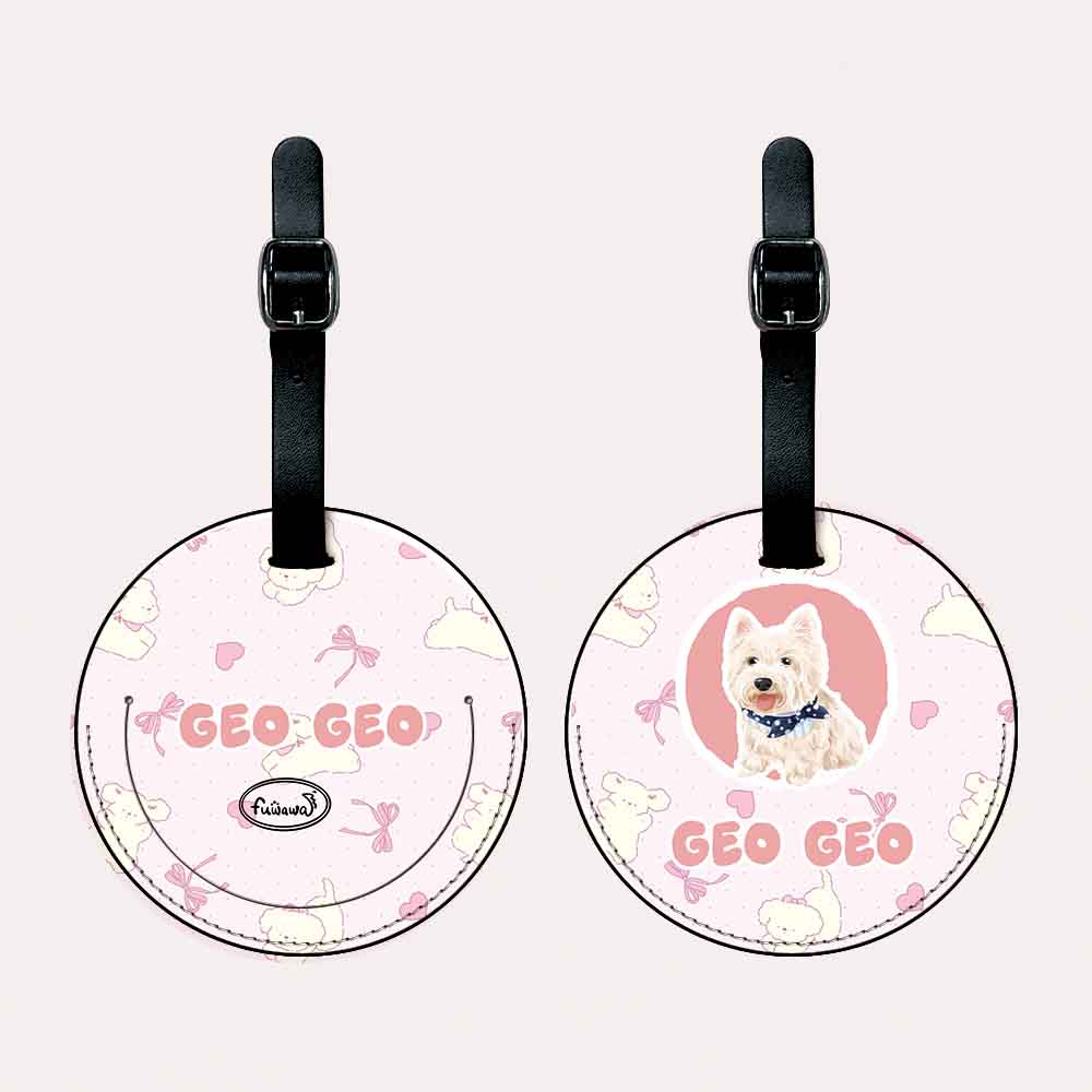 Customized PU Leather Luggage Tag
