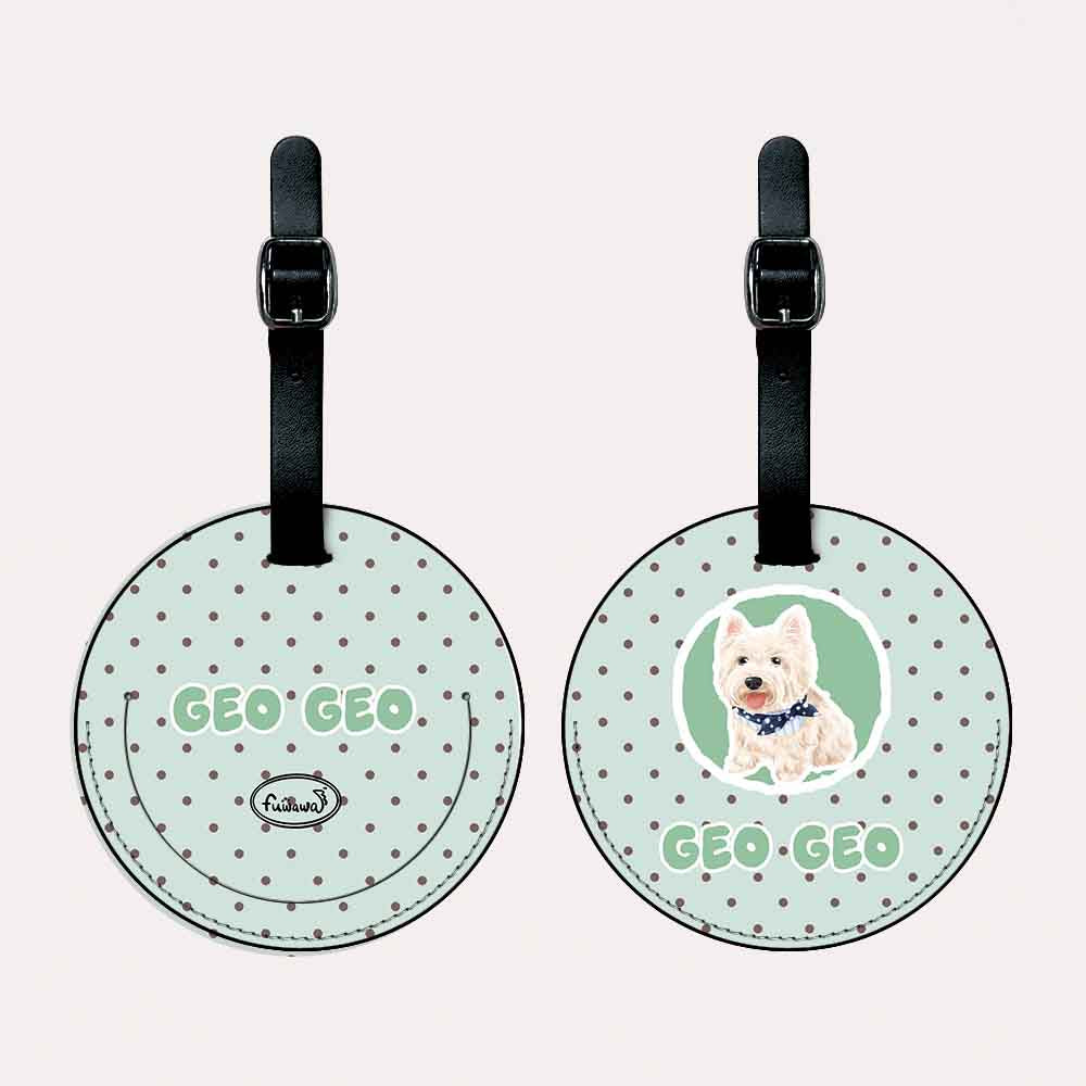 Customized PU Leather Luggage Tag