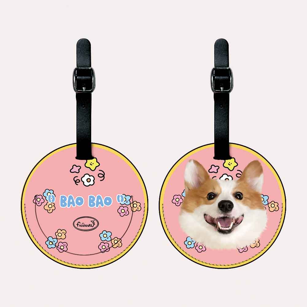 Customized PU Leather Luggage Tag
