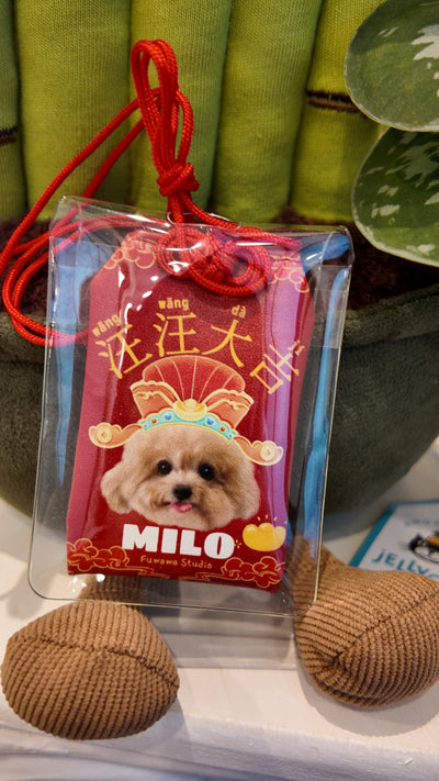 Customized Pet Photo Omamori Blessing Chain