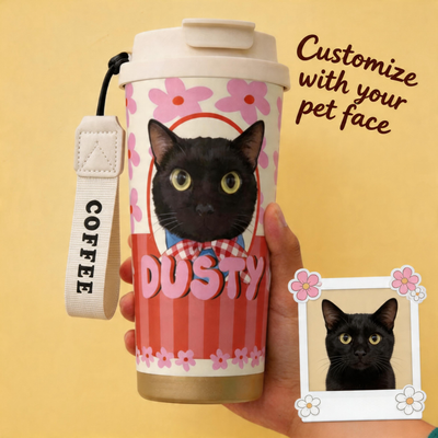 Fuwawa - 500ml Customized Stainless Coffee Cup