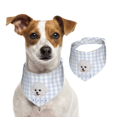 100% Cottom Customized Pet Bandana Bibs