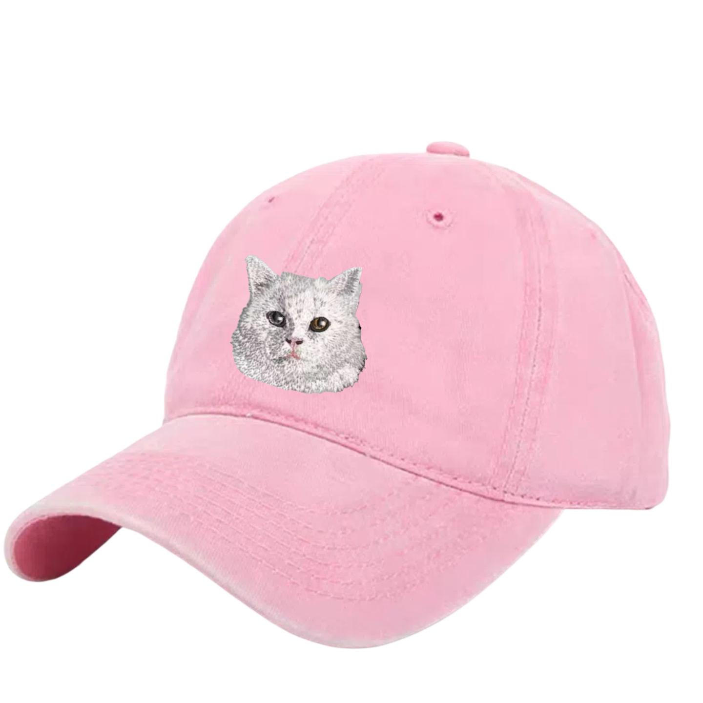 Customized Pet Portrait Embroidery Cap