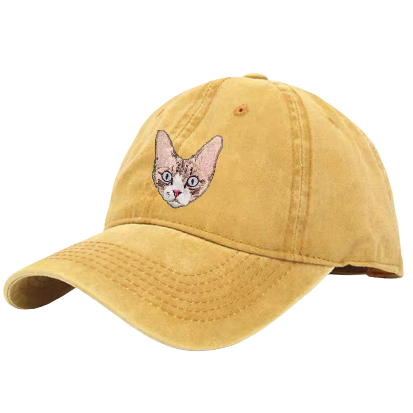Customized Pet Portrait Embroidery Cap