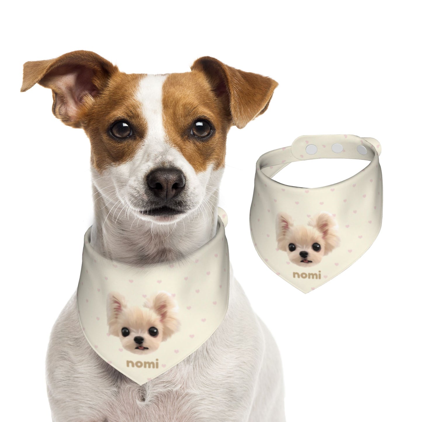100% Cottom Customized Pet Bandana Bibs
