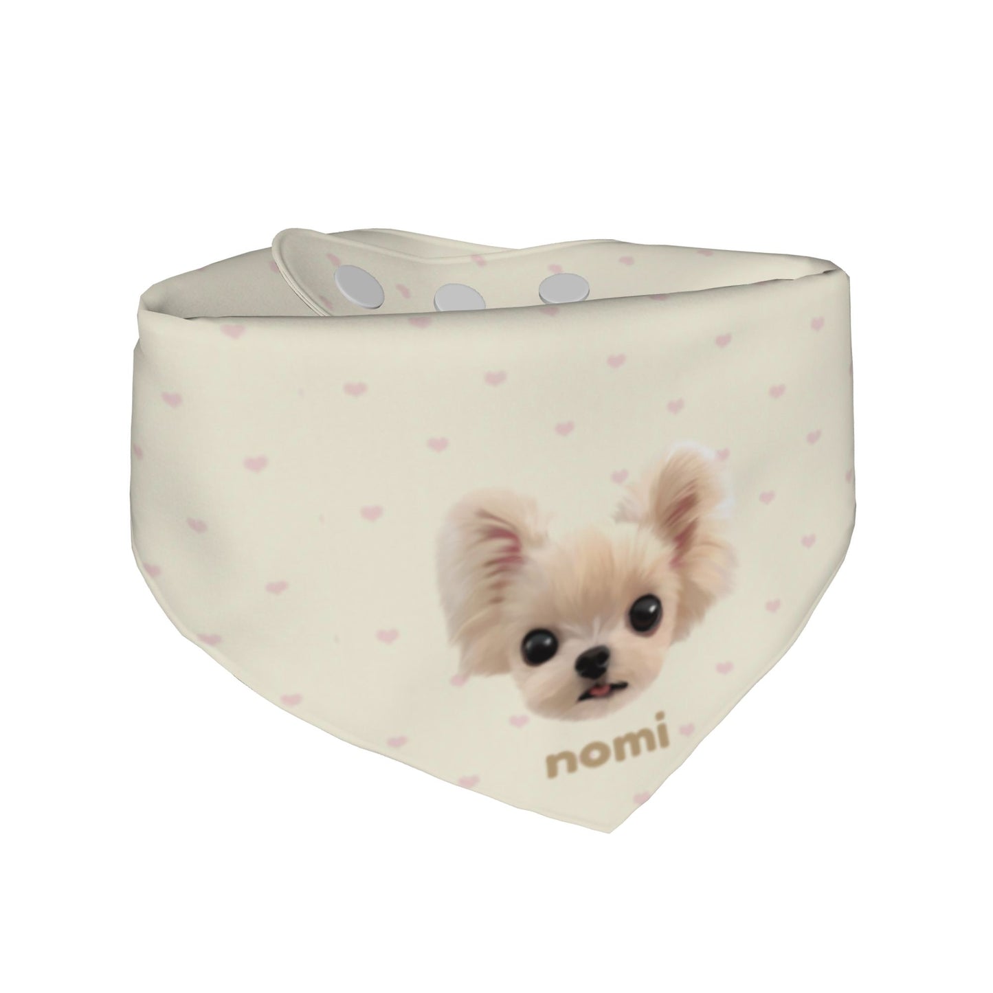 100% Cottom Customized Pet Bandana Bibs