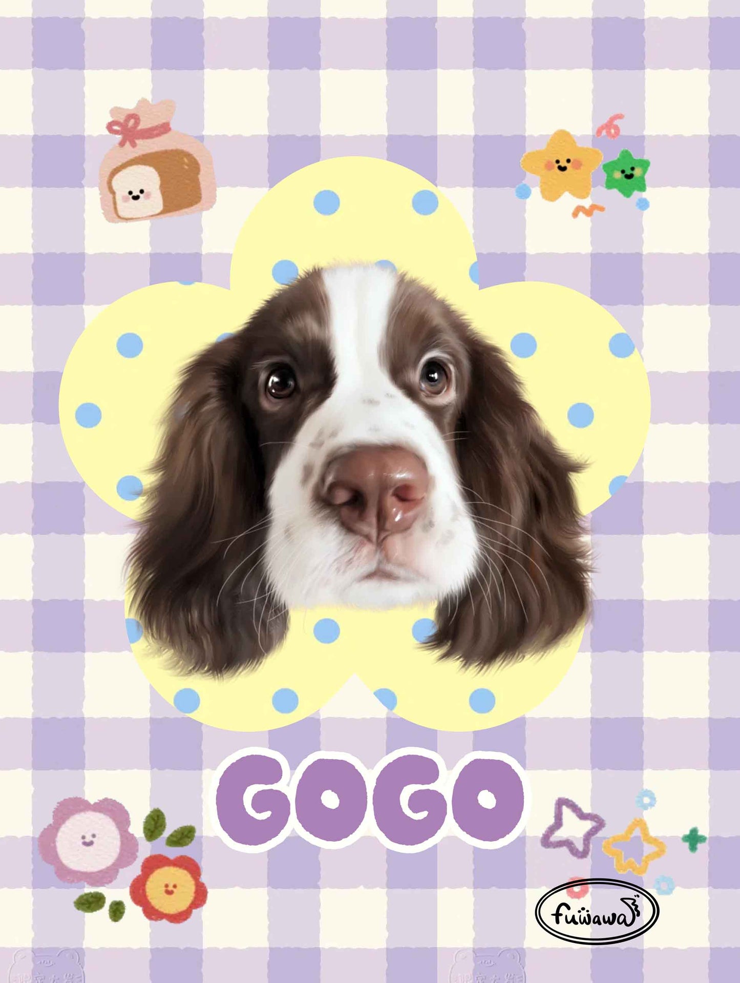 Customized Pet Portrait Blanket
