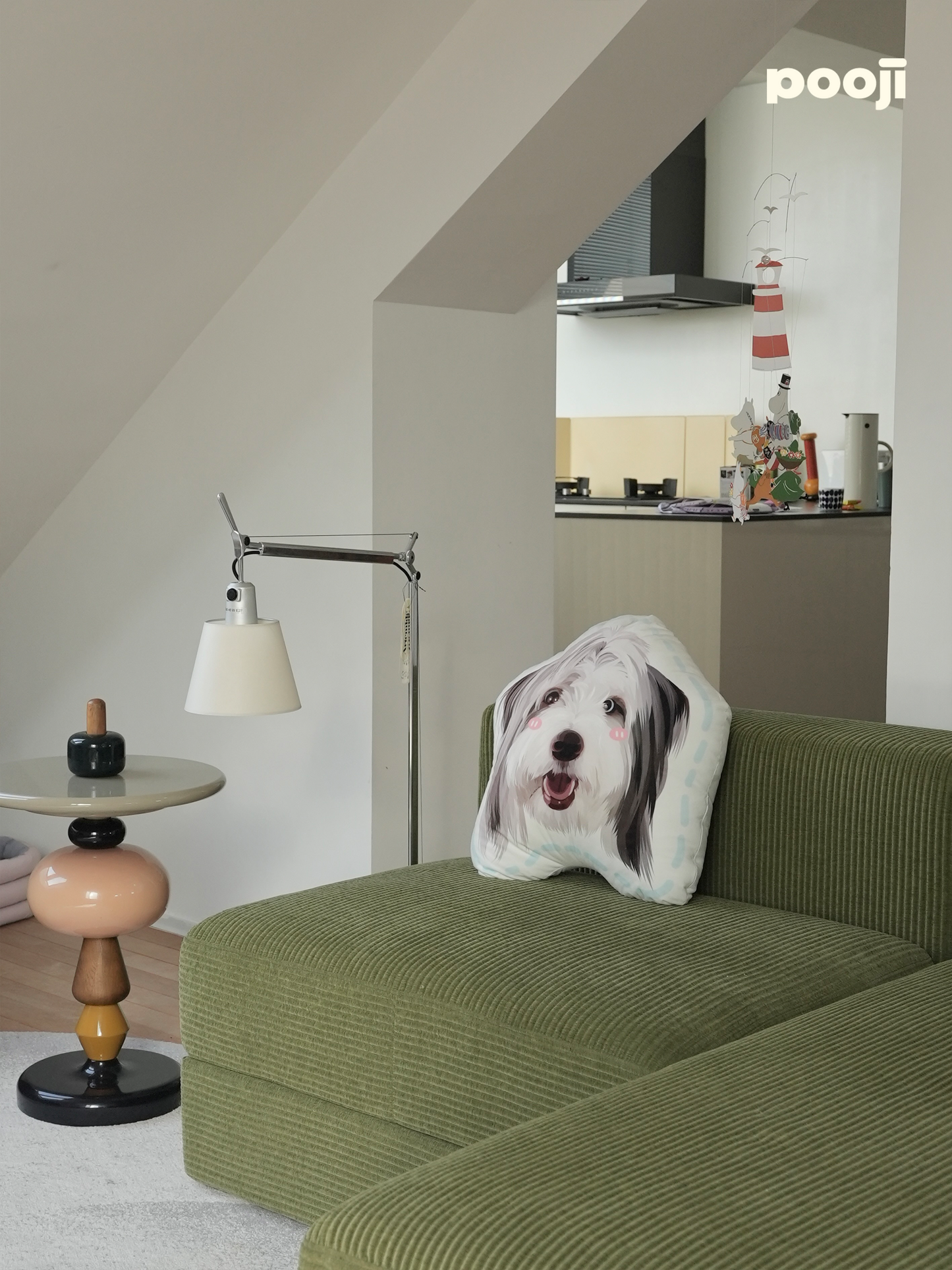 Pooji - Custom Pet Portrait Pillow
