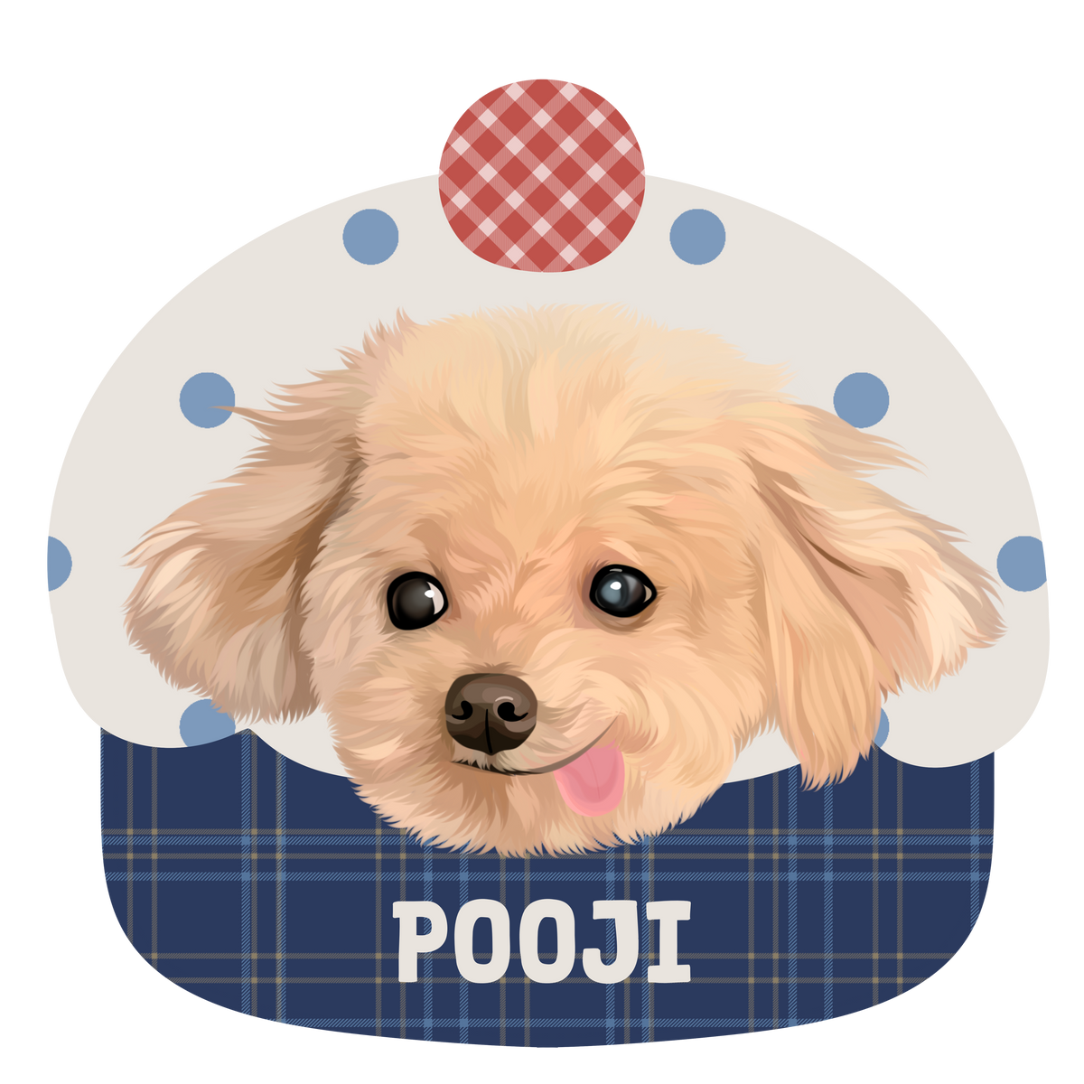 Pooji - Custom Pet Car Deca
