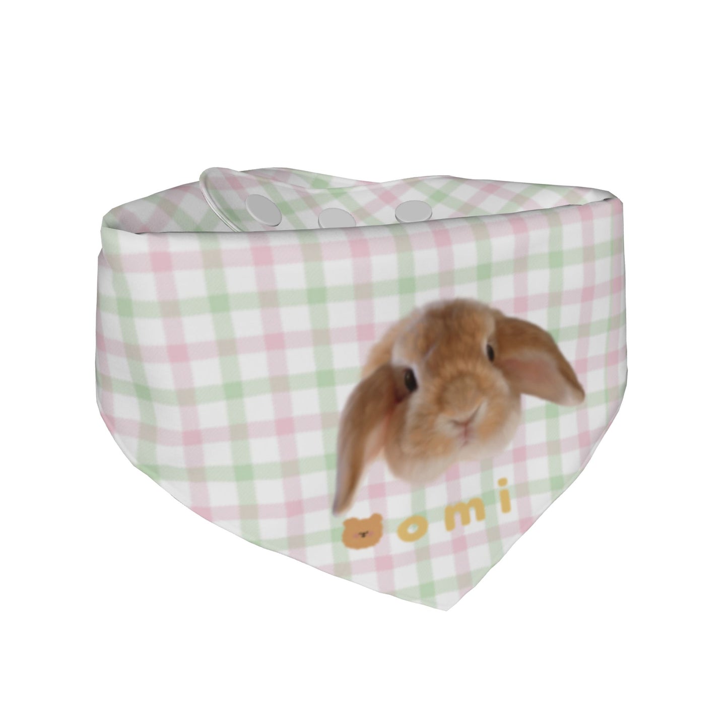 100% Cottom Customized Pet Bandana Bibs