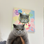 Pooji - Custom Pet Framed Giclee Art - Square