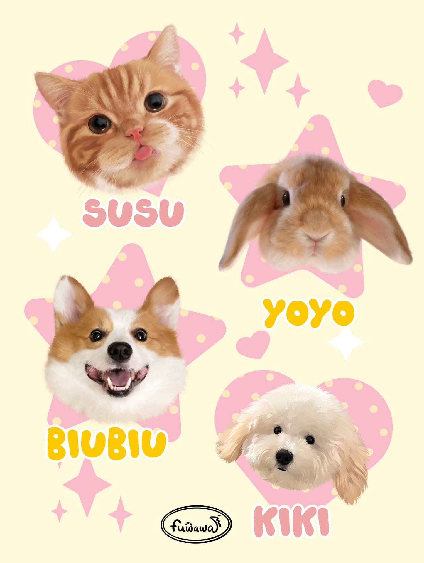 Customized Pet Portrait Blanket