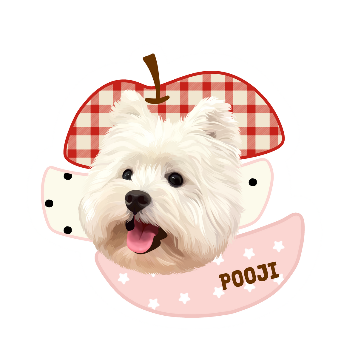 Pooji - Custom Pet Car Deca