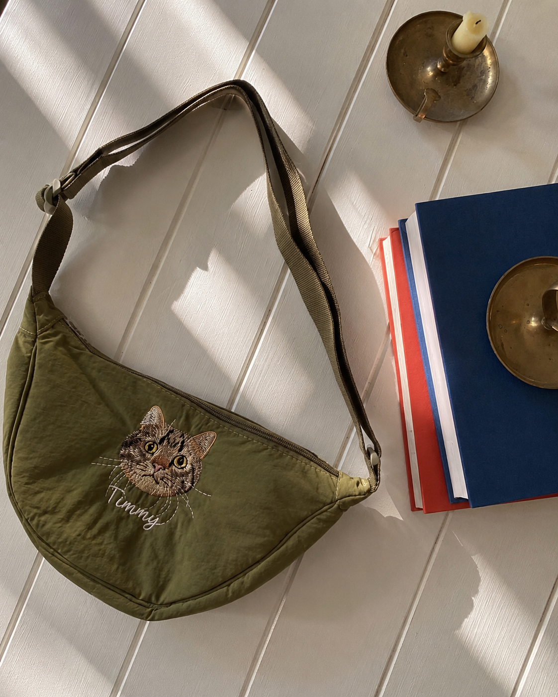 Fuwawa - Small Customized Embroidery Bag Cross Body Bag Handbag