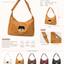Fuwawa - Big Customize Pet Embroidery Bag Shoulder Bag Crossbody Bag