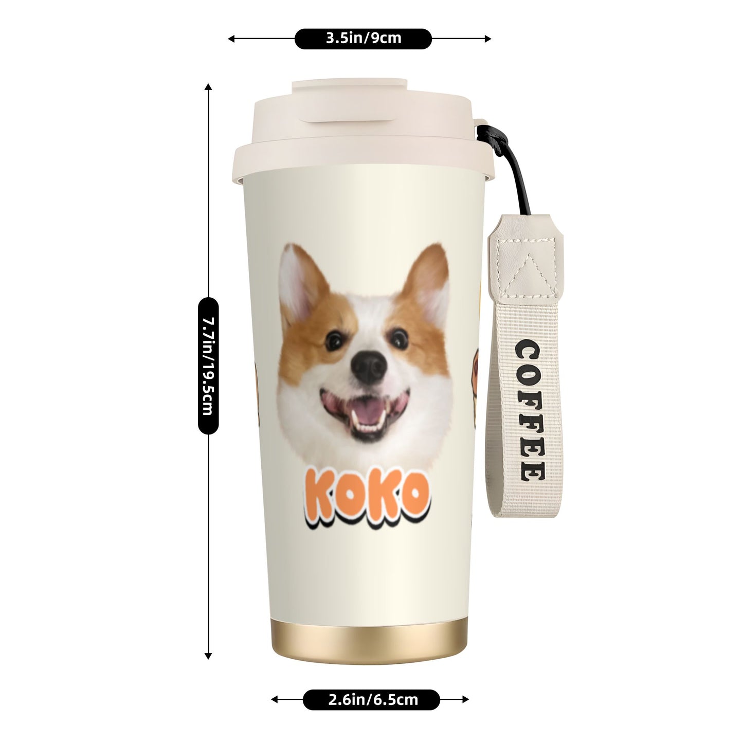 500ml Customized Stainless Coffee Cup