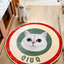 Pooji - Custom Pet Portrait Rug - Round