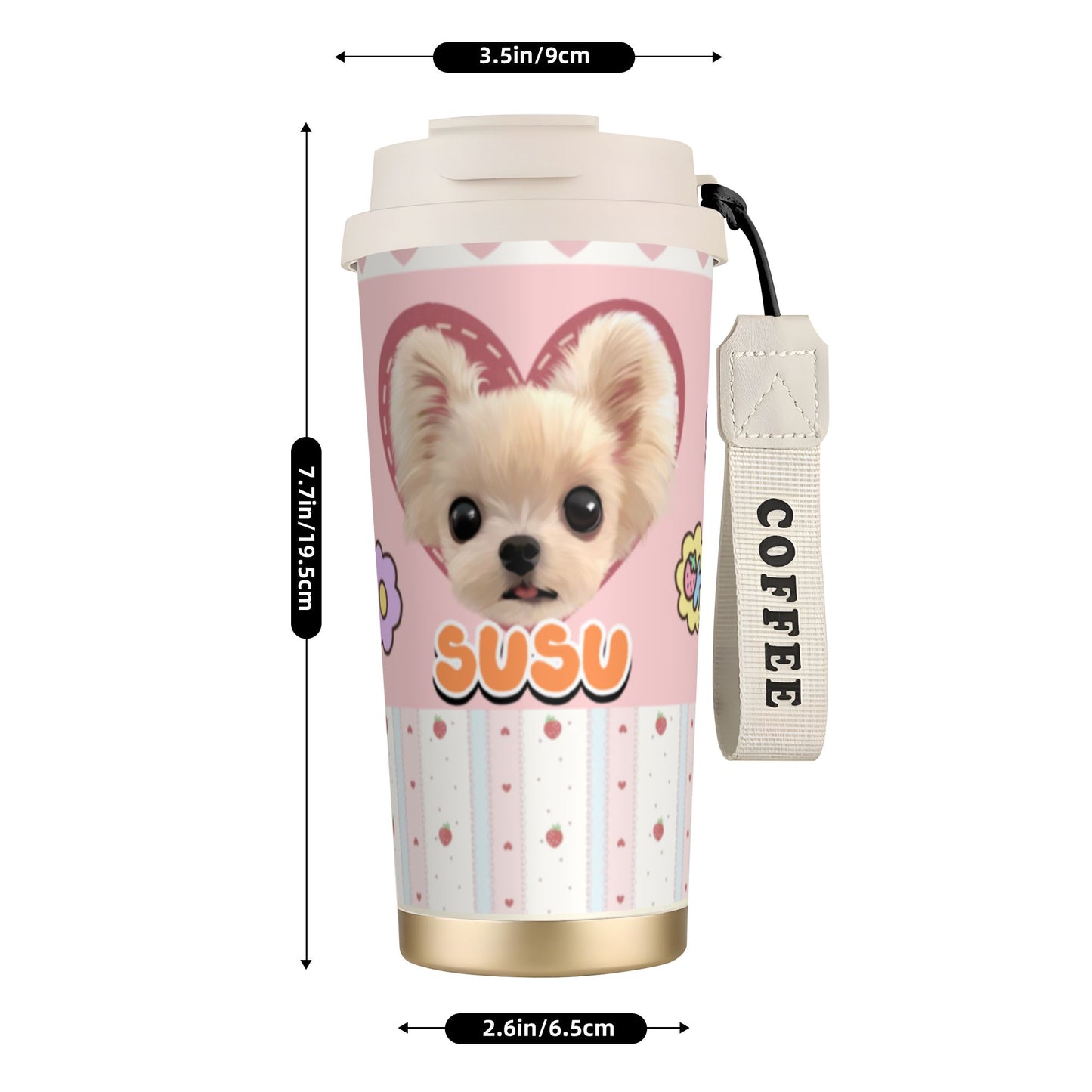 500ml Customized Stainless Coffee Cup