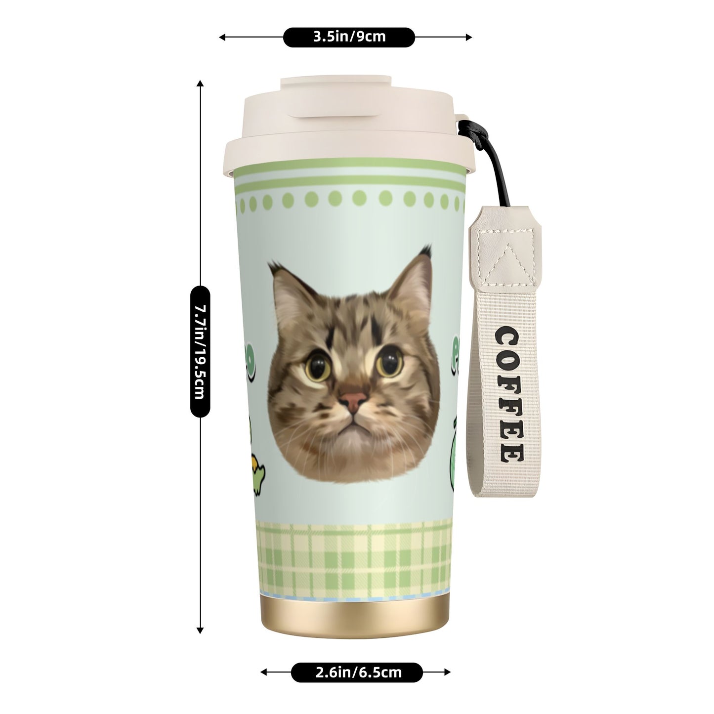 500ml Customized Stainless Coffee Cup
