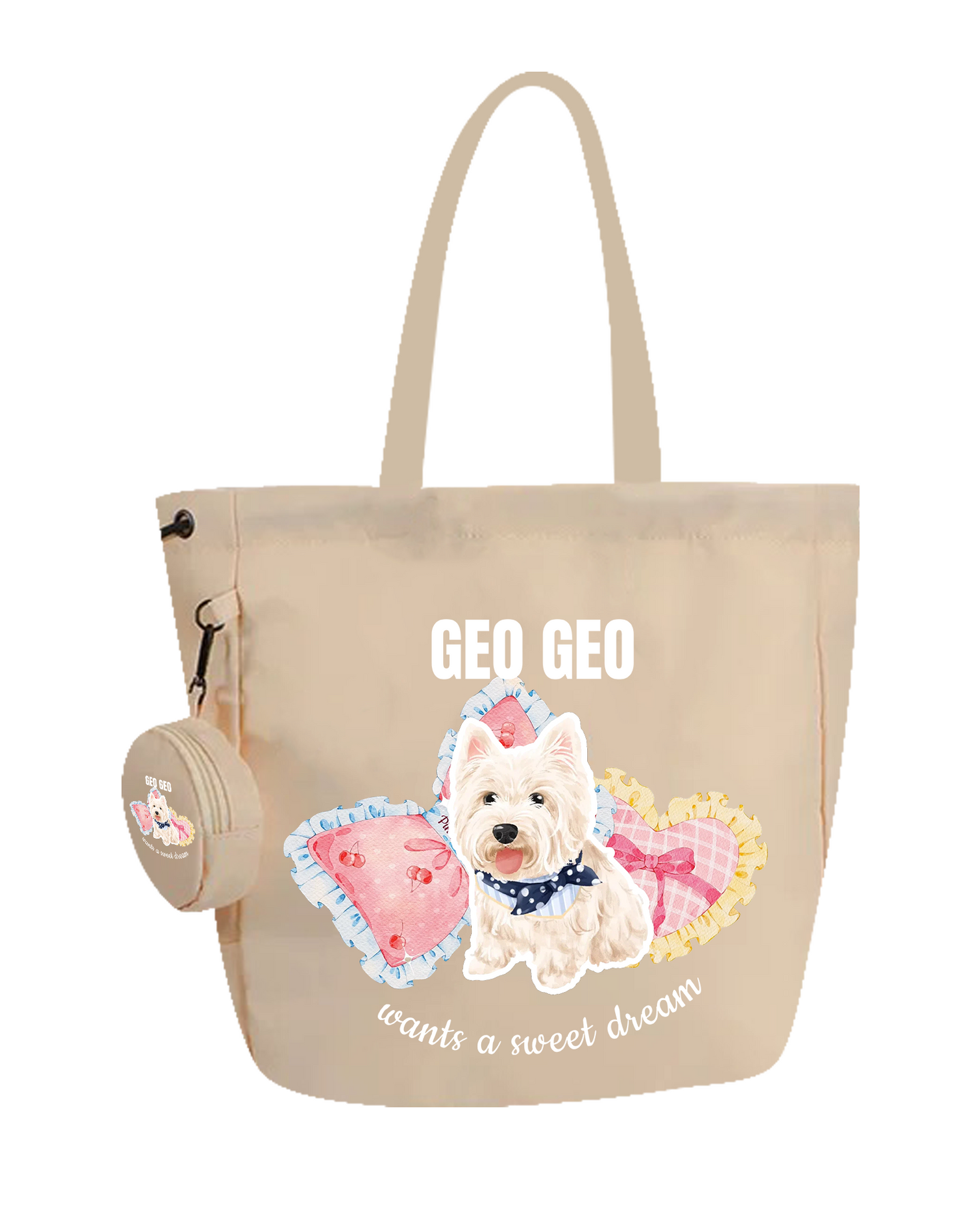 Customized Nylon Pet Tote Bag