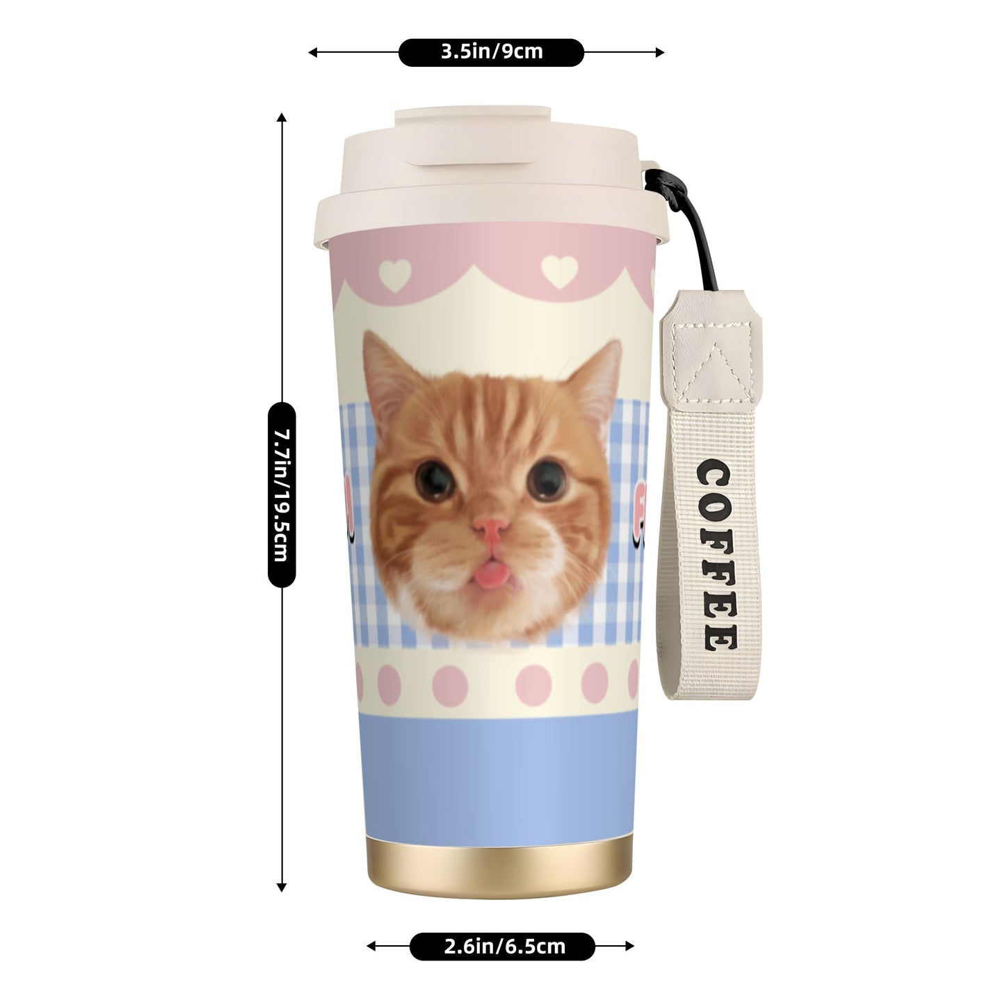 500ml Customized Stainless Coffee Cup