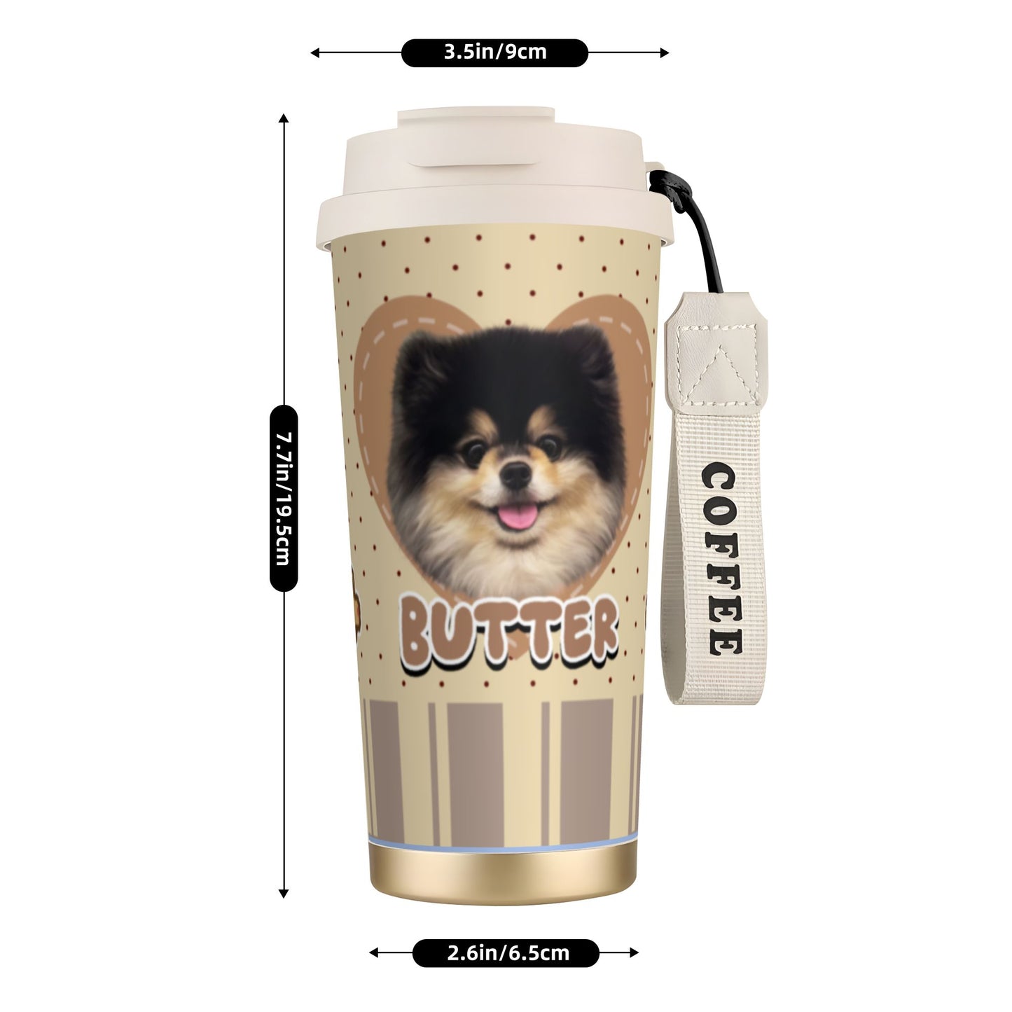 500ml Customized Stainless Coffee Cup