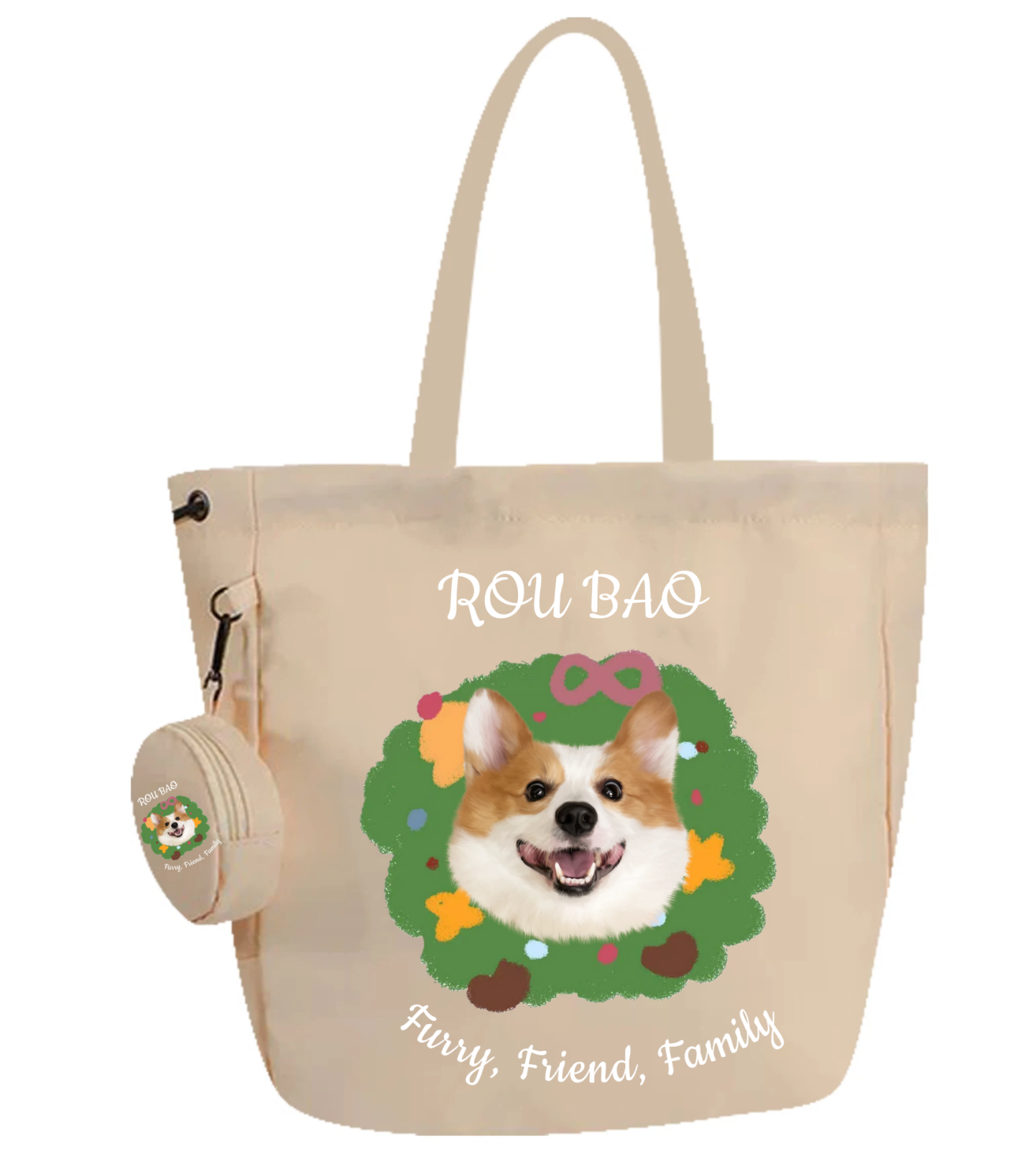 Customized Nylon Pet Tote Bag