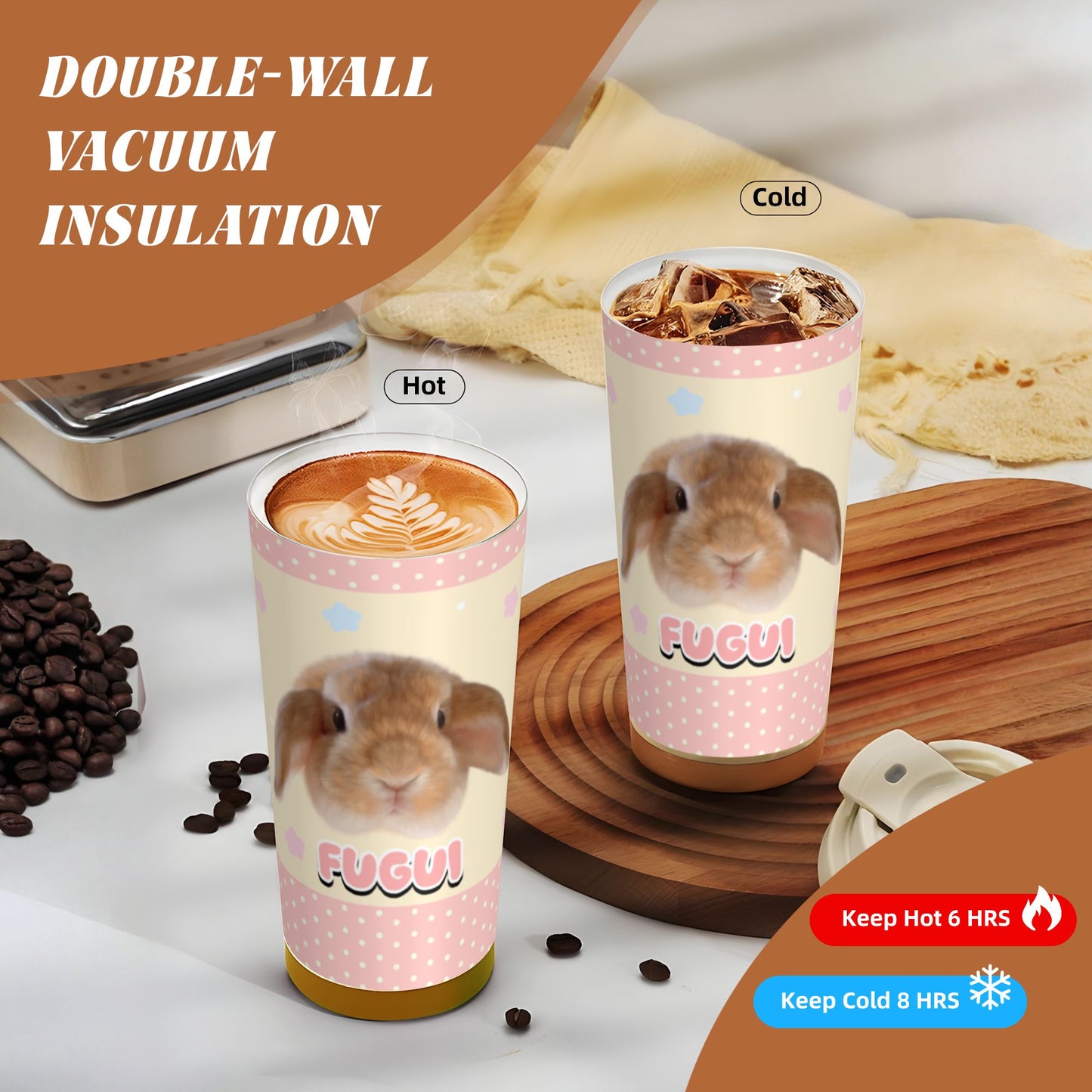 500ml Customized Stainless Coffee Cup