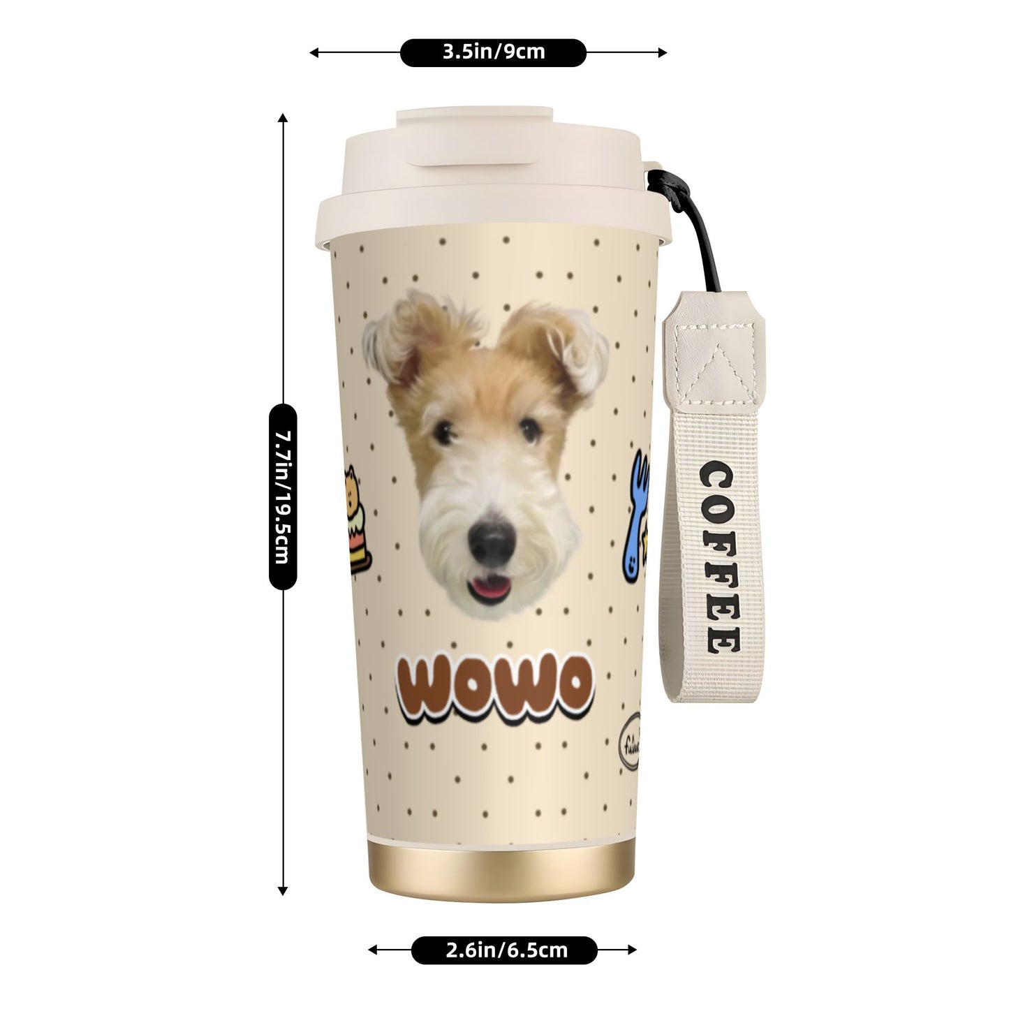 500ml Customized Stainless Coffee Cup
