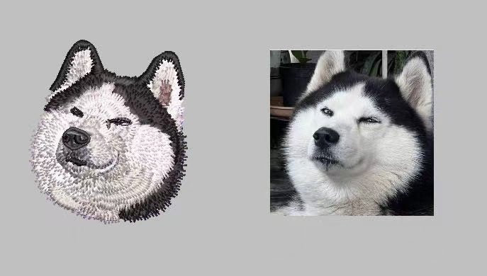 Customized Pet Portrait Embroidery Cap