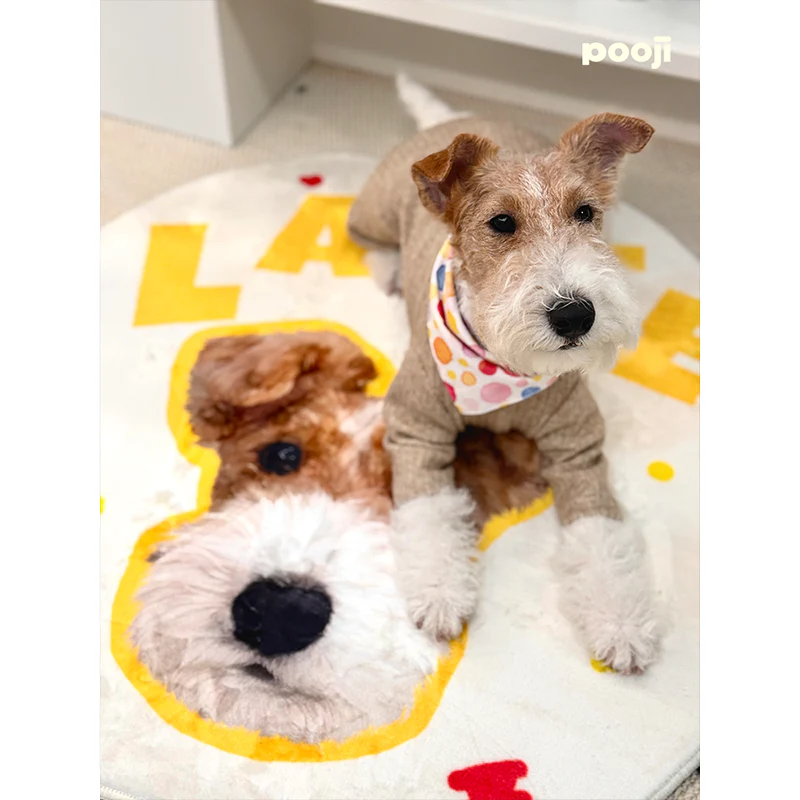 Pooji - Custom Pet Portrait Rug - Silhouette