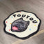 Pooji - Custom Pet Portrait Rug - Silhouette