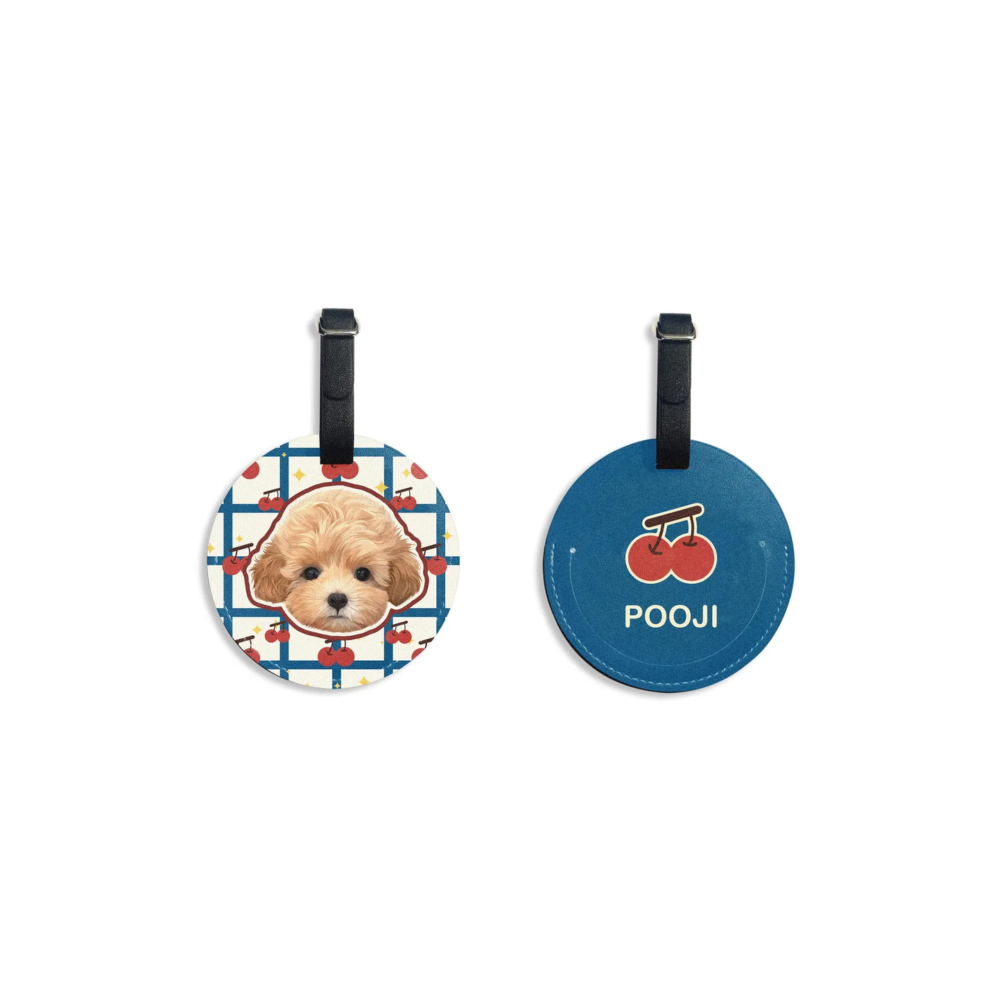 Pooji - Custom Pet Portrait Luggage Tag