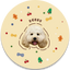 Pooji - Custom Pet Portrait Rug - Round