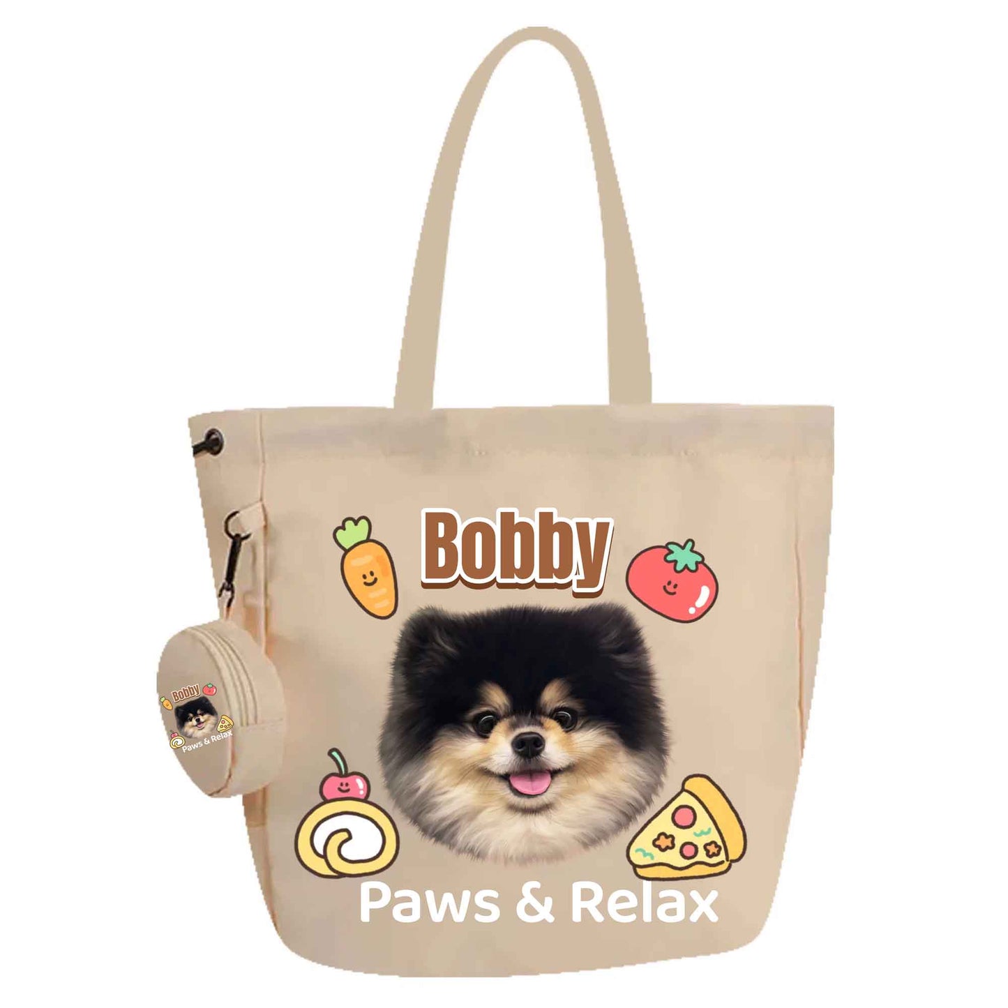 Customized Nylon Pet Tote Bag