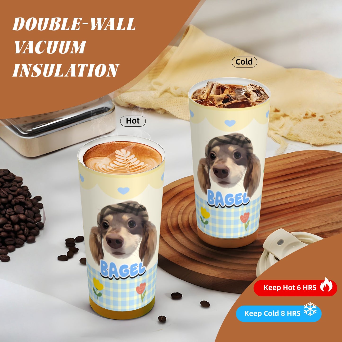 500ml Customized Stainless Coffee Cup