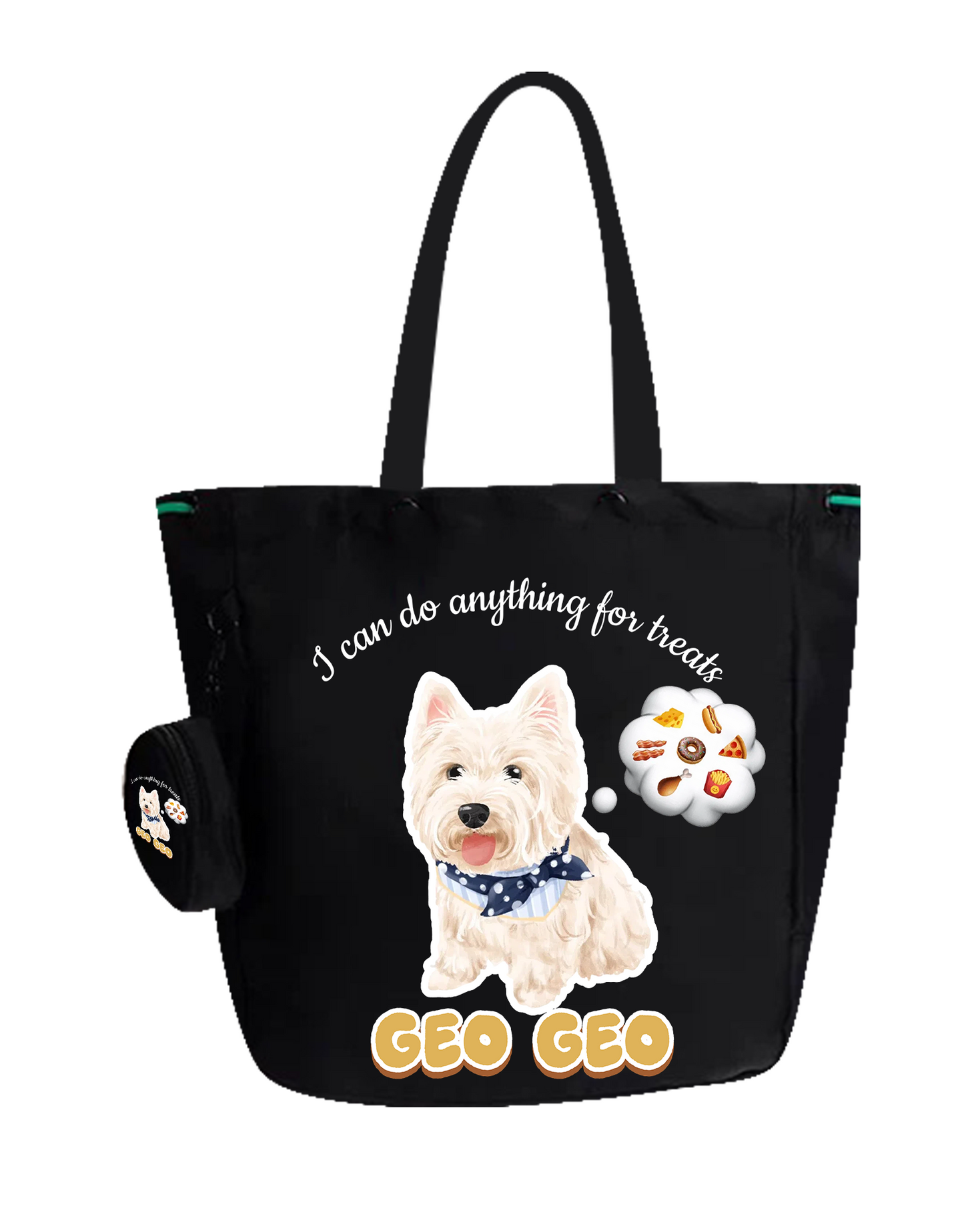 Customized Nylon Pet Tote Bag